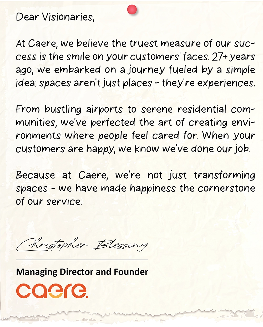 Open Letter